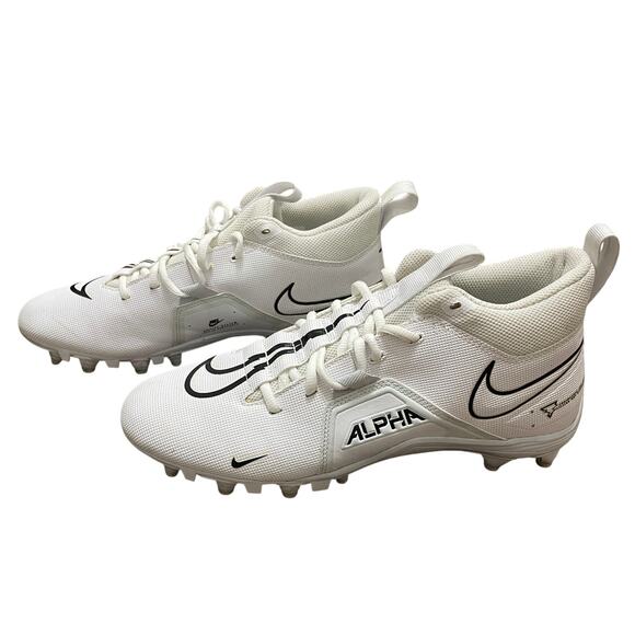 Nike Alpha Menace Varsity 3 (CV0586-109)– White | Size 9 Men - Picture 1 of 8